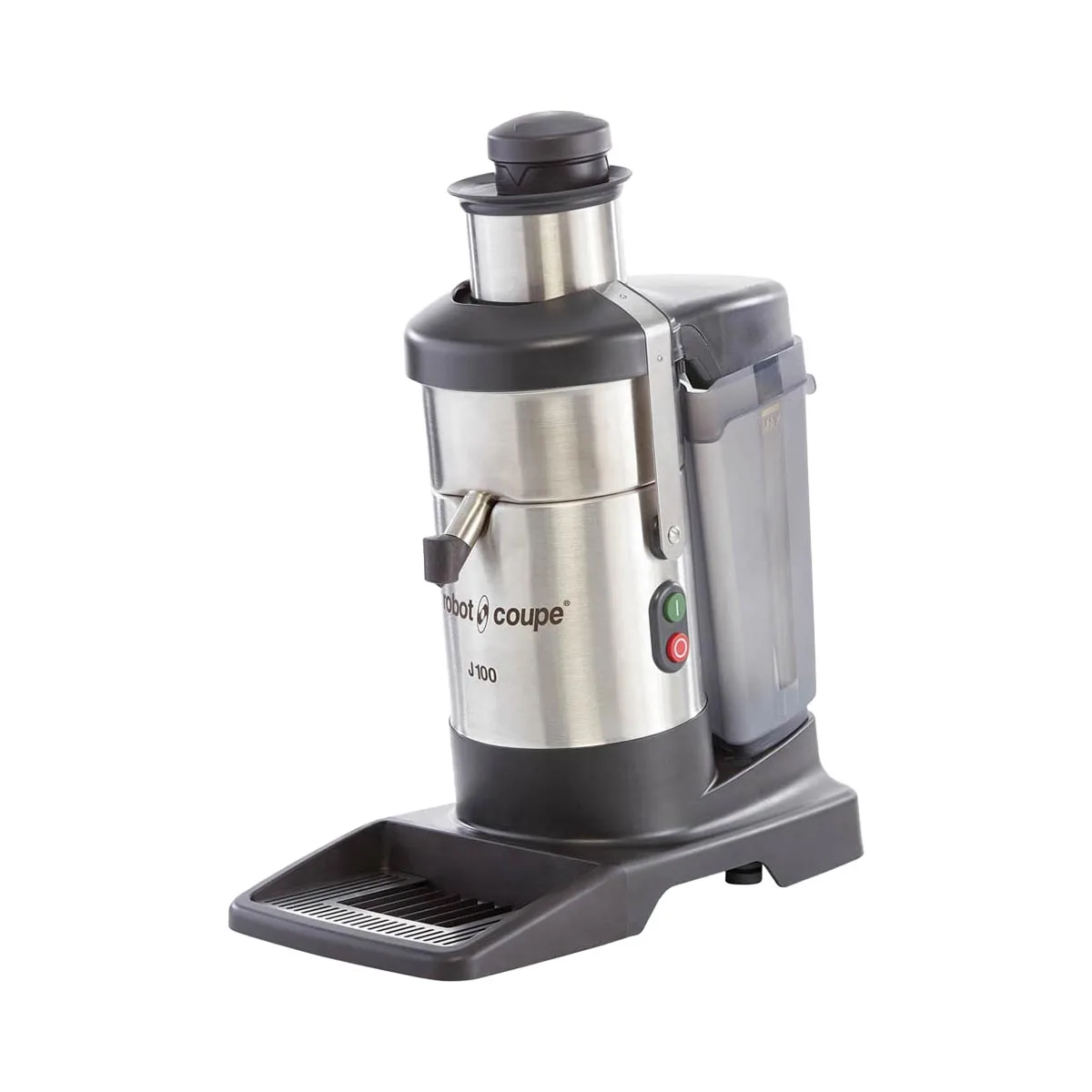Robot Coupe J100 Table Top Centrifugal Juicer with Continuous Pulp Ejection, Automatic Feed 