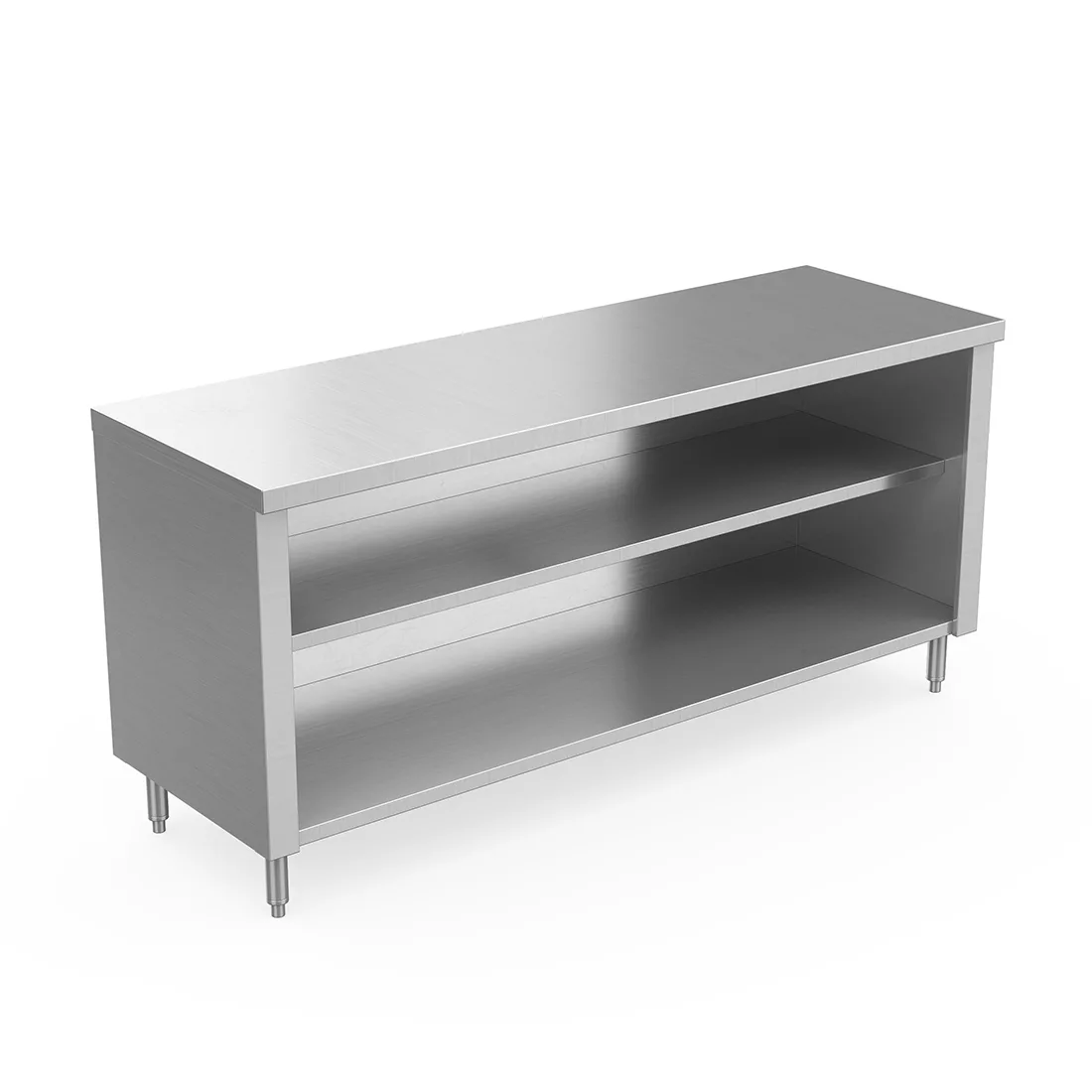 Winholt STCT-3048-MS Enclosed Table, Open Table with Mid-Shelf
