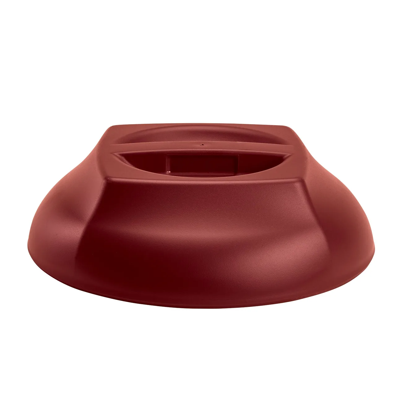 Cambro MDSHD9487 Insulated Dome, Fits 9‑Inch Plate, 10‑1/4″ Ø x 3‑3/16″ H, Red PP, Made in USA