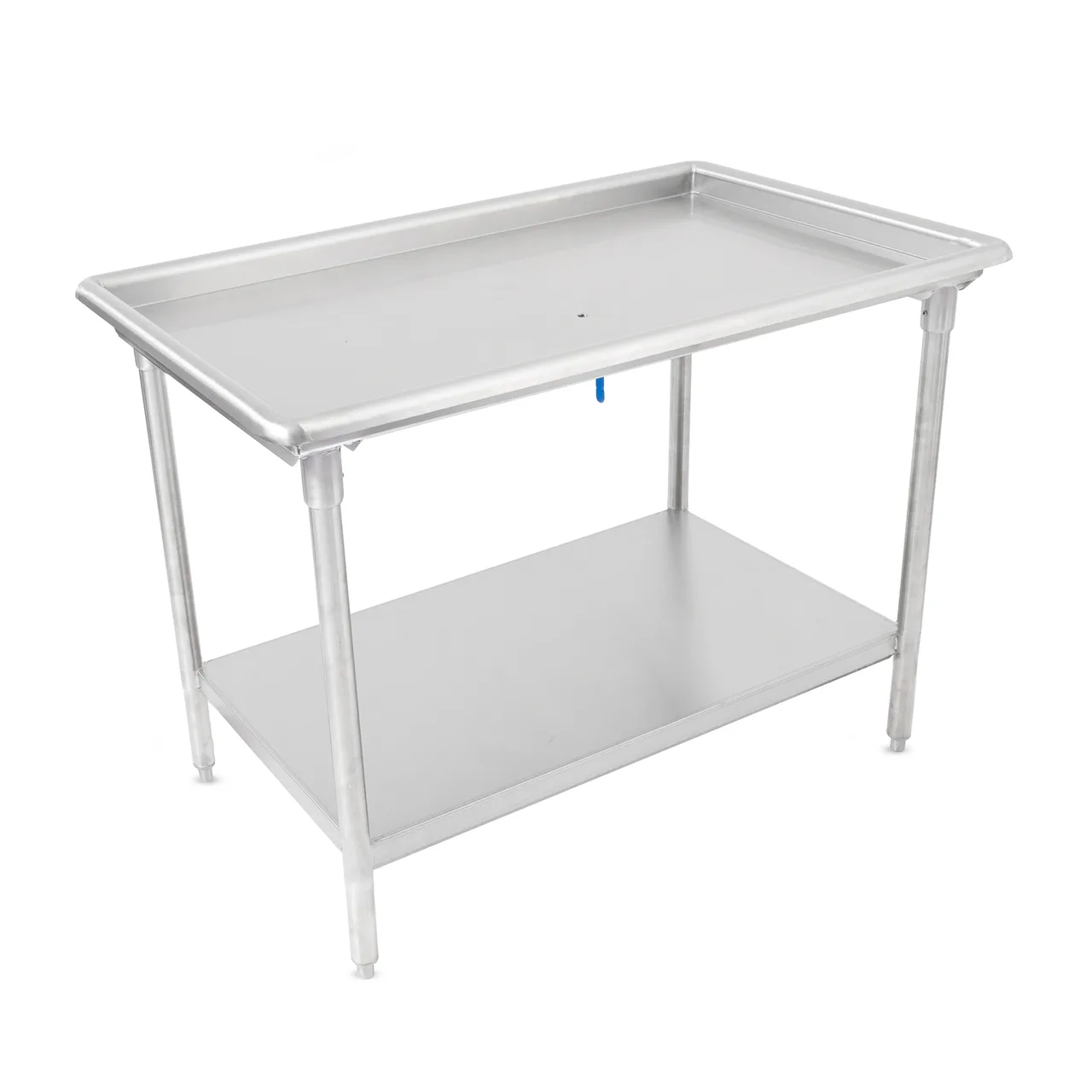 John Boos DST6-3073SSW 72" Dishtable Sorting Table w/ 2-1/4" Raised Edge, Legs & Undershelf