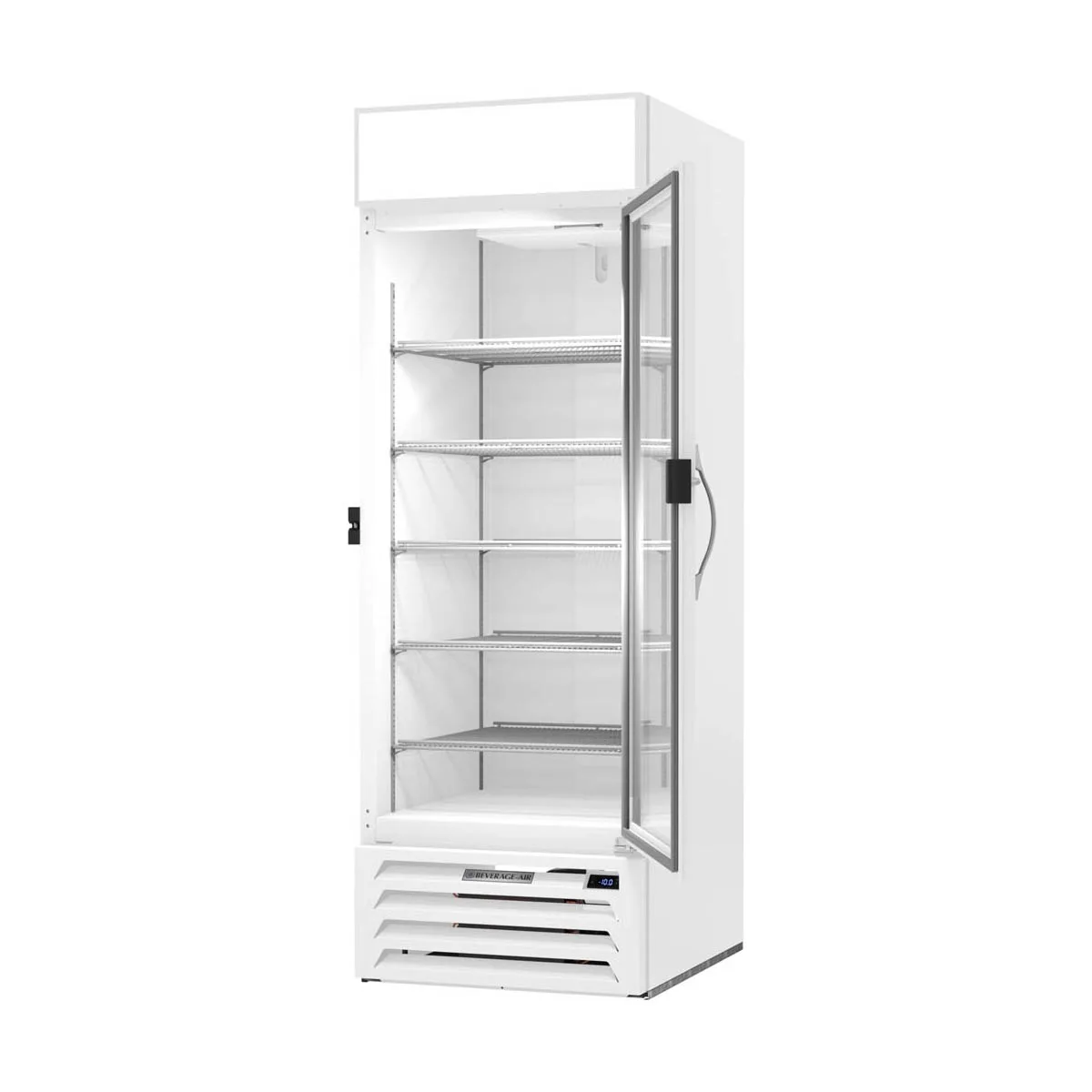 Beverage-Air MMF23HC-1-W-IQ 27" 1 Glass Door Merchandiser Freezer in White, 22.5 cu. ft.