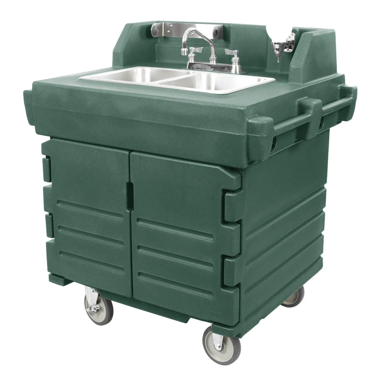 Cambro KSC402192 Camkiosk® Hand Sink Cart, with 2 Compartment Sink