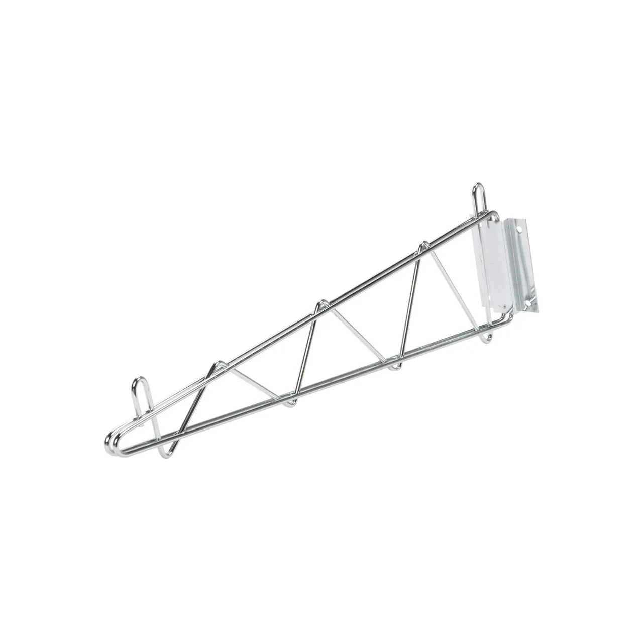 CAC China ACWS-21BR Chrome-Plated Wall Bracket for ACWS-21 Series Restaurant Shelving