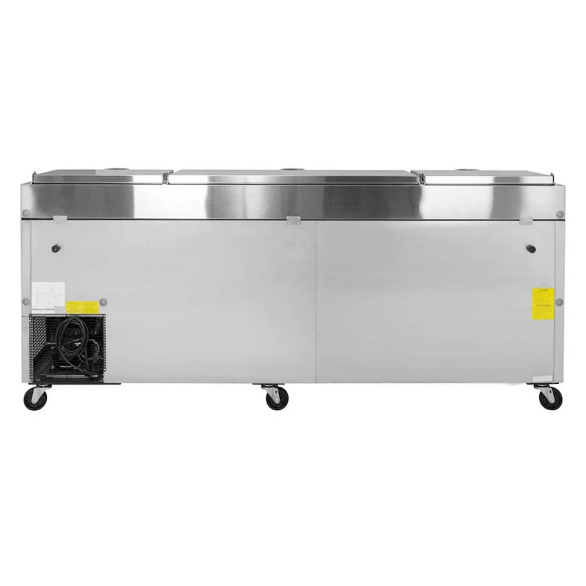 Turbo Air TPR-93SD-D6-N 93" Refrigerated Pizza Prep Table w/ 6 Drawers, 12 Condiment Pans