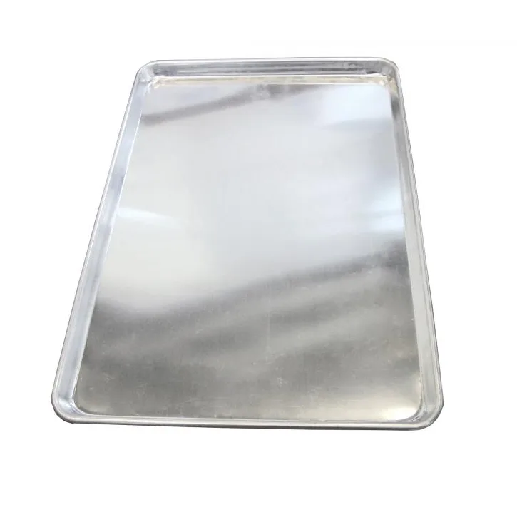 Omcan USA 39529 Bun & Sheet Pan, Solid Uncoated 18" x 26" Full-Size Aluminum 20-Gauge Baking Pan