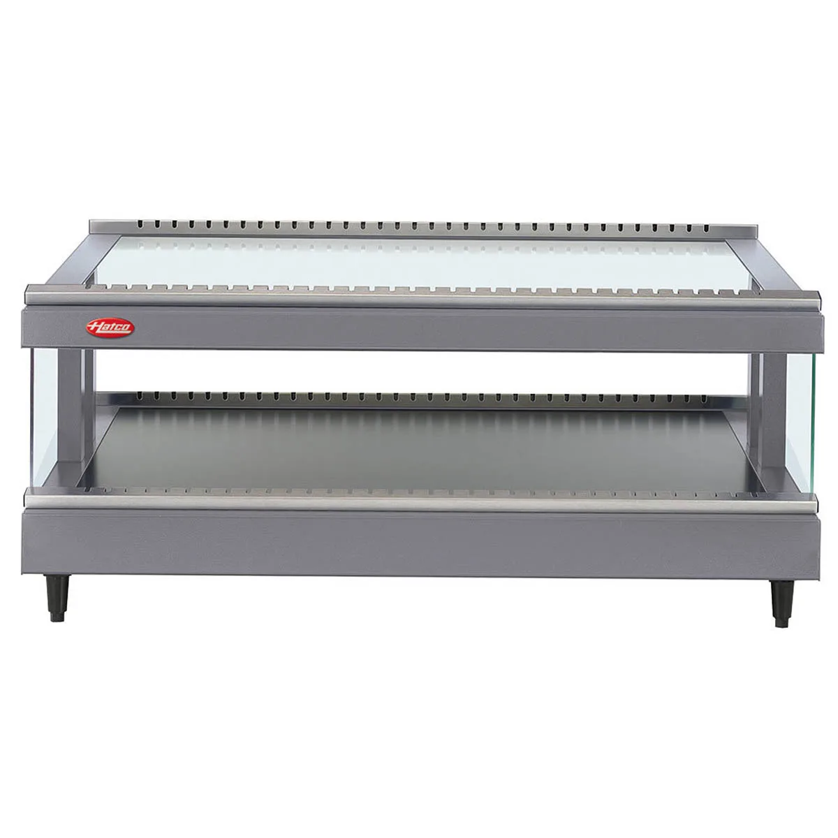 Hatco GR3SDS-27 Glo-Ray® Designer Slant Display Warmer, (10) Rods, Countertop