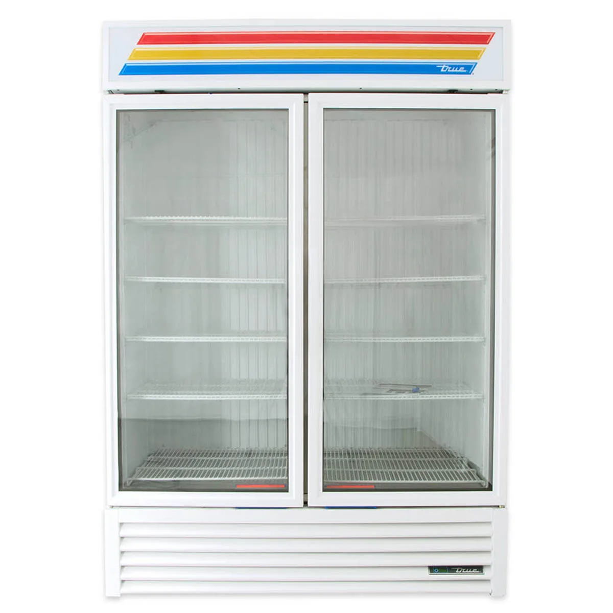 True GDM-49F-HC~TSL01 54" 2 Glass Swing Door Merchandiser Freezer in White