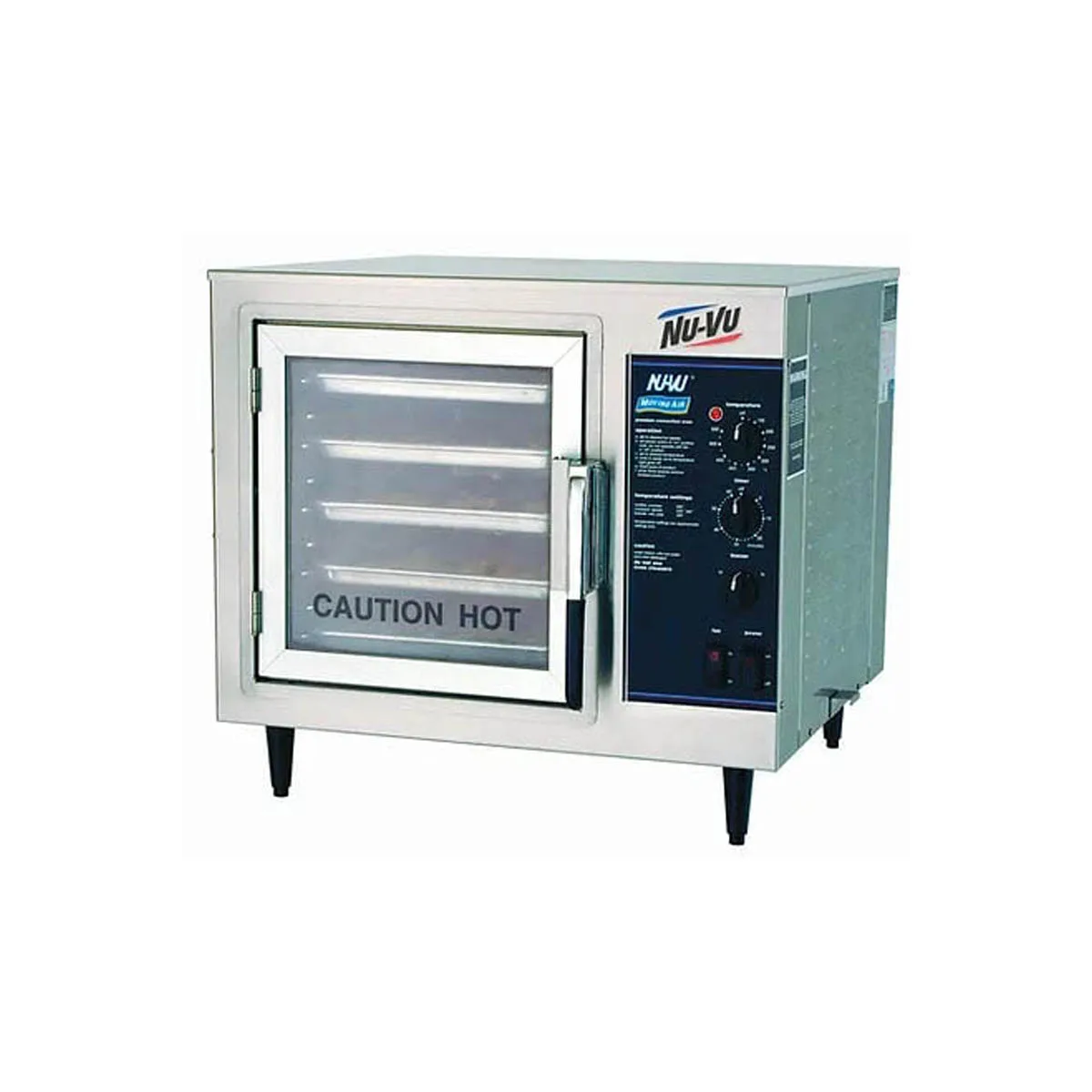 NU-VU XO-1M Single-Deck Half -Electric Convection Oven w/ Electromechanical Controls