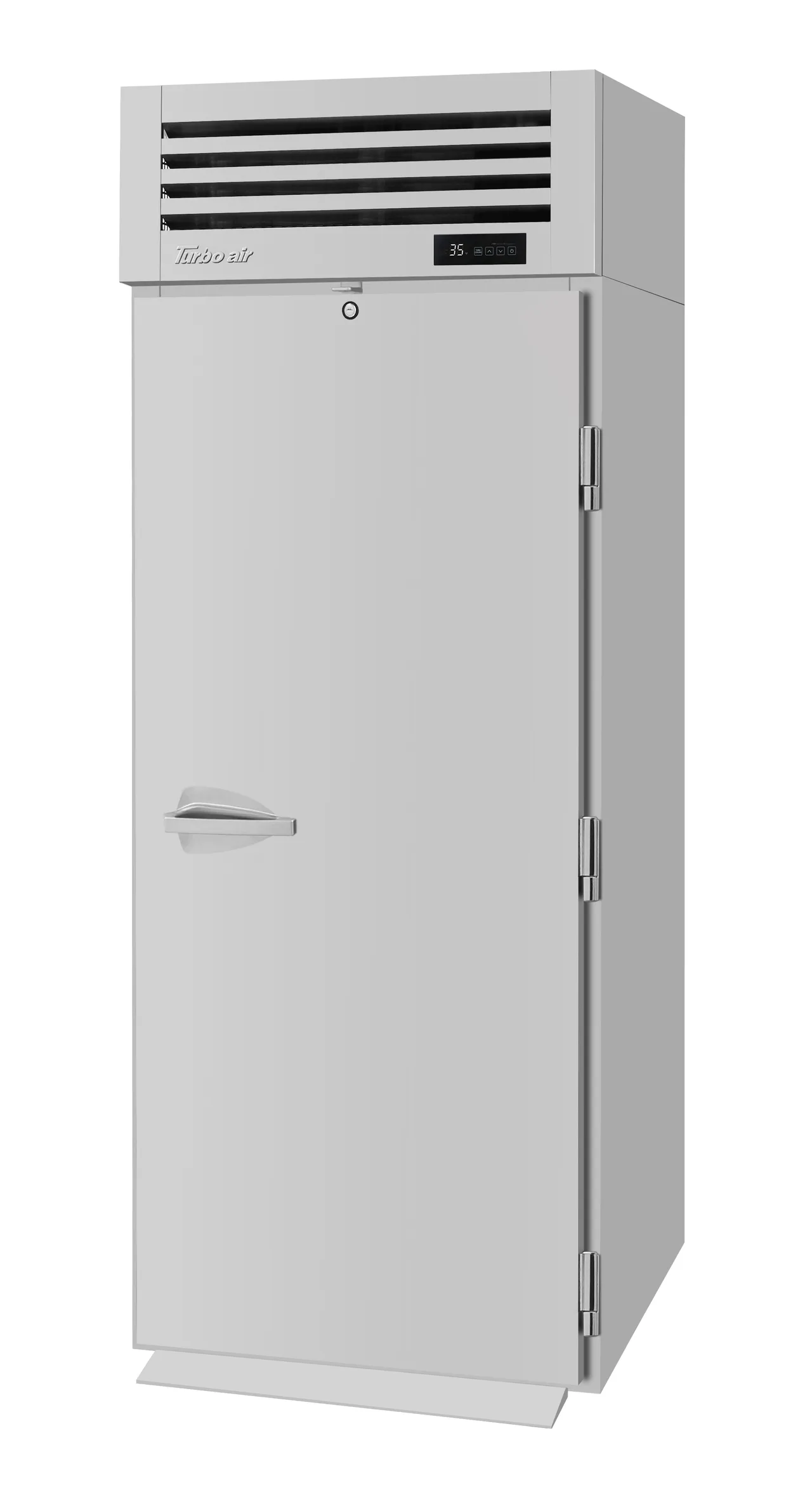 Turbo Air PRO-42R-RI-N 34" One Section Roll-In Refrigerator w/ Solid Door, Self-Contained, Stainless Steel, 41.4 cu. ft.