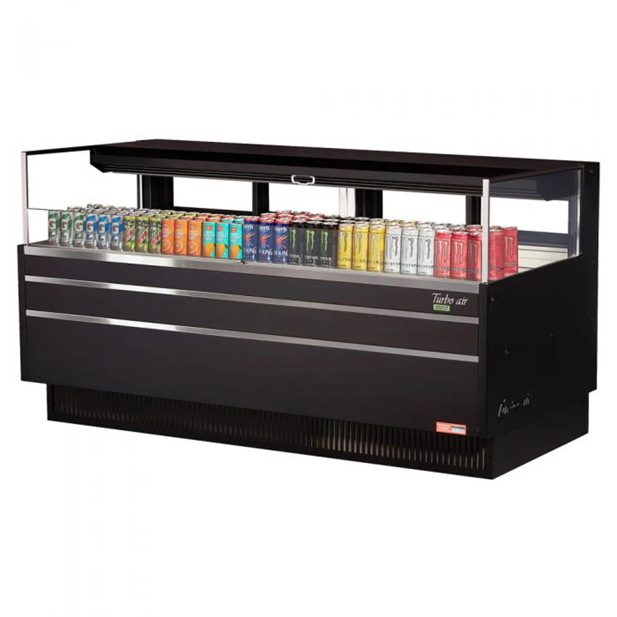 Turbo Air TOM-72L-UFD-W(B)-1S-N 70" Horizontal Open Air Merchandiser, Self-Contained, Deck Only