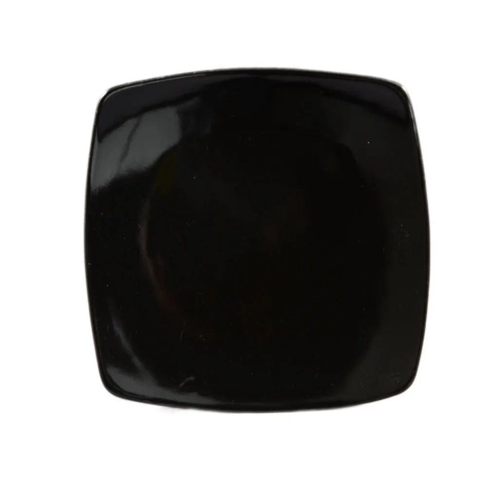 CAC China R-FS8-BLK Clinton Square Black Stoneware Plate 8-7/8" x 8-7/8" x 3/4" - Dozen