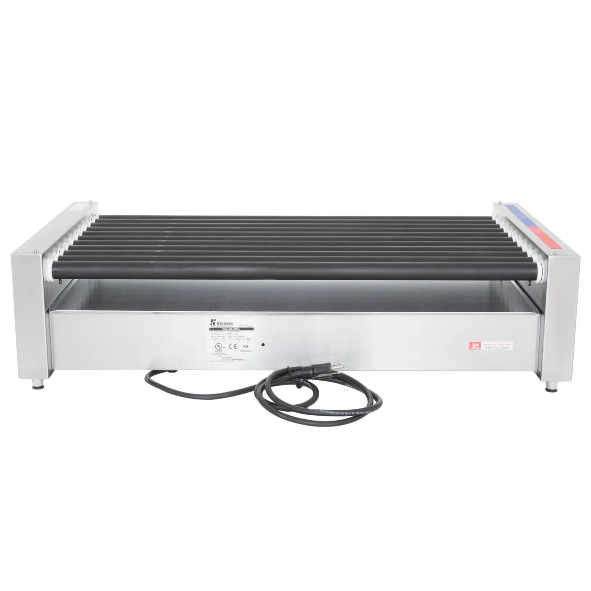APW Wyott HRS-50 34" HotRod Hot Dog Grill w/ Infinite Controls, 11 Tru-Turn Rollers