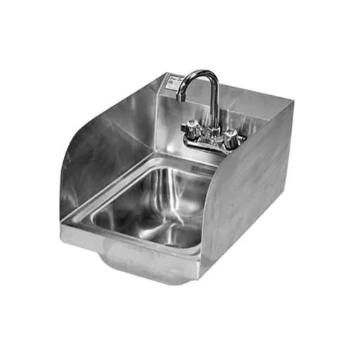 Klinger's Trading SPHS-1000 17" Wall Mounted Hand Sink with Faucet - 20 gauge