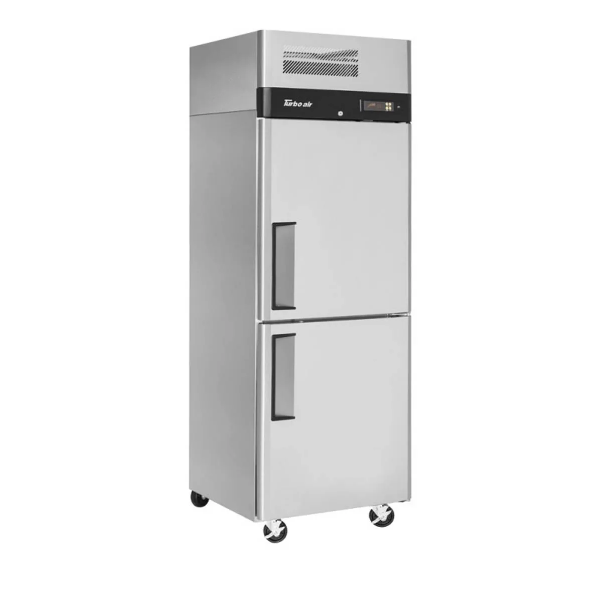 Turbo Air M3R24-2-N 28" 1-Section Reach-In Refrigerator w/ 2 Half Solid Doors, Top Mount, Aluminum Interior, 22 cu. ft.