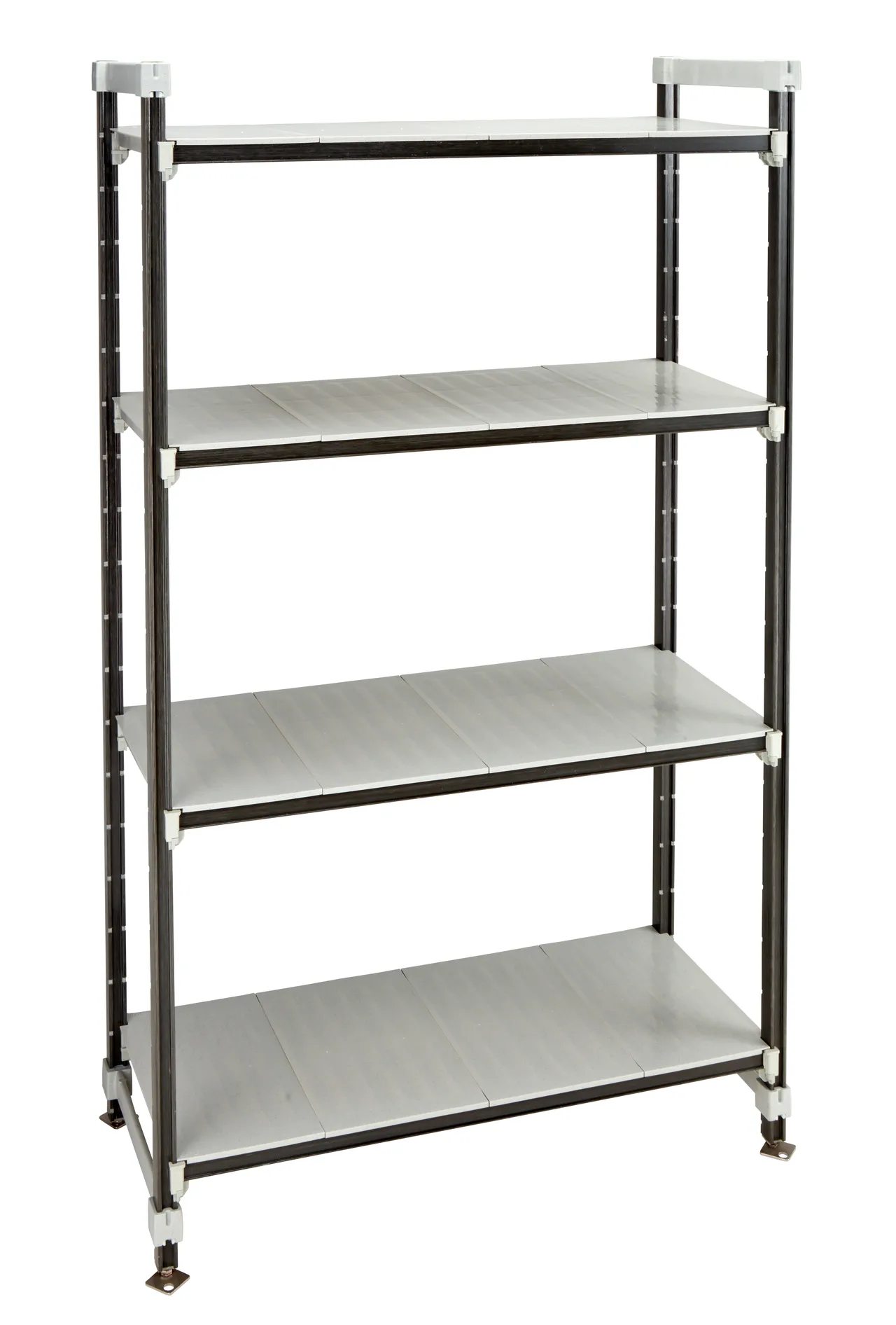 Cambro EST183681S4480 Camshelving Elements XTRA 18x36x81 2400 lbs 4-Tier Track Shelving System