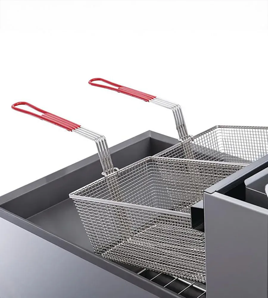 Dukers Appliance Co DCF4-NG Full Pot Floor Model Gas Fryer w/ 50 Lb Capacity, 120.000 BTU