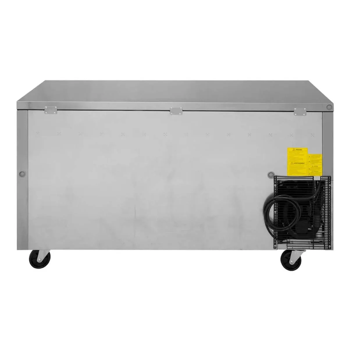 Turbo Air JUF-60S-N 59" 2-Door Undercounter Freezer, Stainless Steel Exterior, Front Breathing, 11.3 cu. ft.