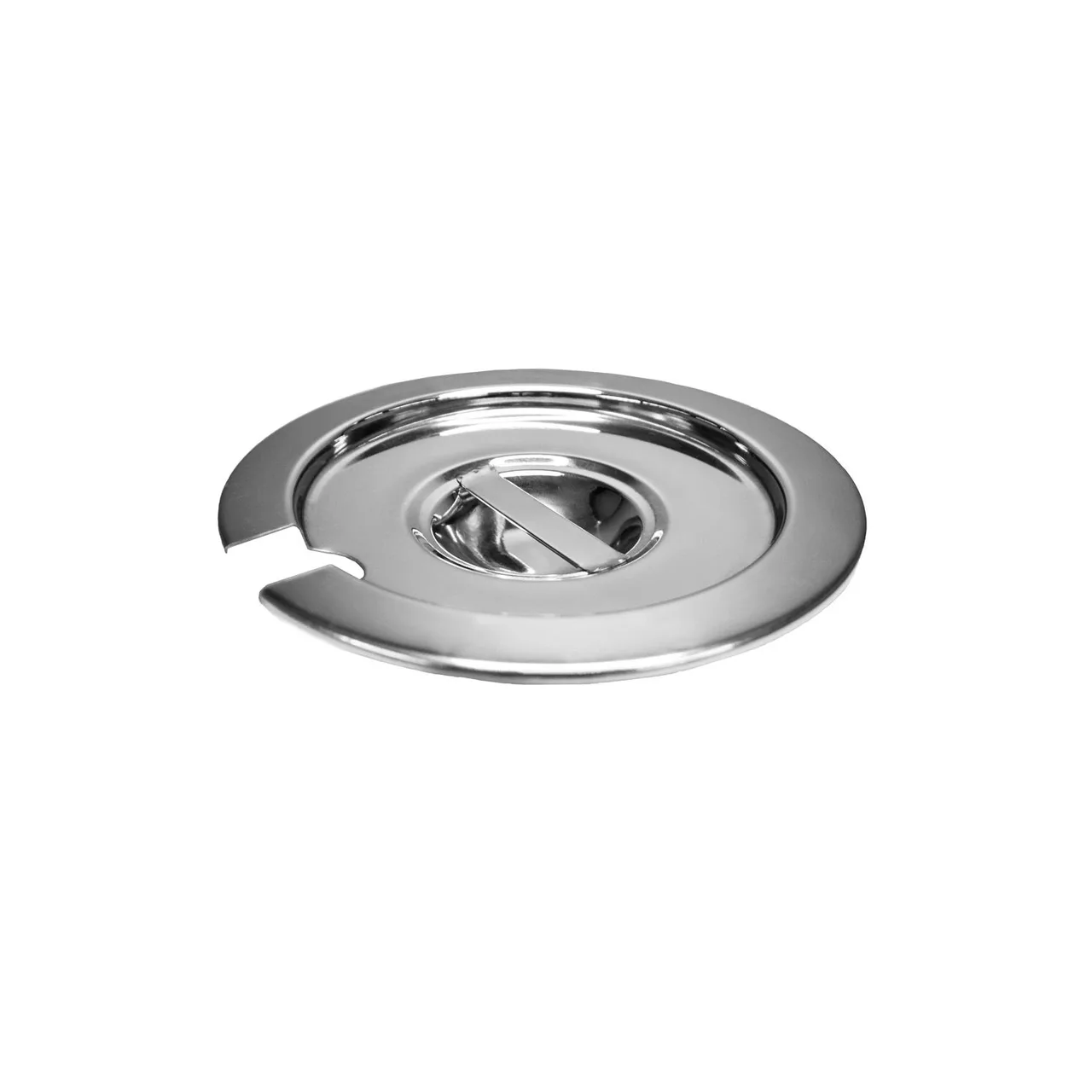 CAC China INSS-70C Stainless Steel Cookware Cover, Round, Flat, for INSS-70F - 1/Each