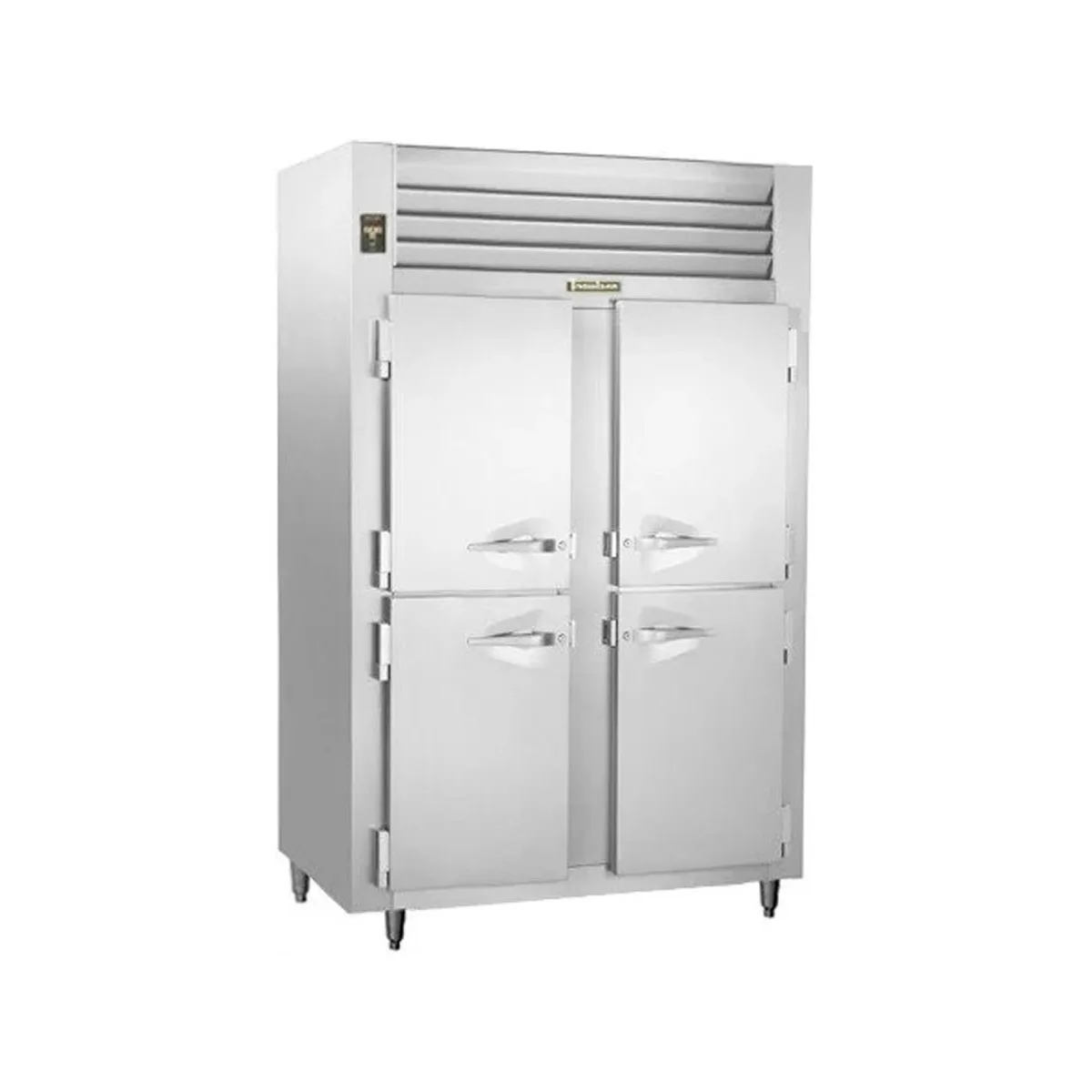 Traulsen ALT232DUT-HHS 48" 2-Section Reach-In Freezer, 4 Half Hinged Solid Doors, Top Mounted, 42 cu. ft., Stainless Steel