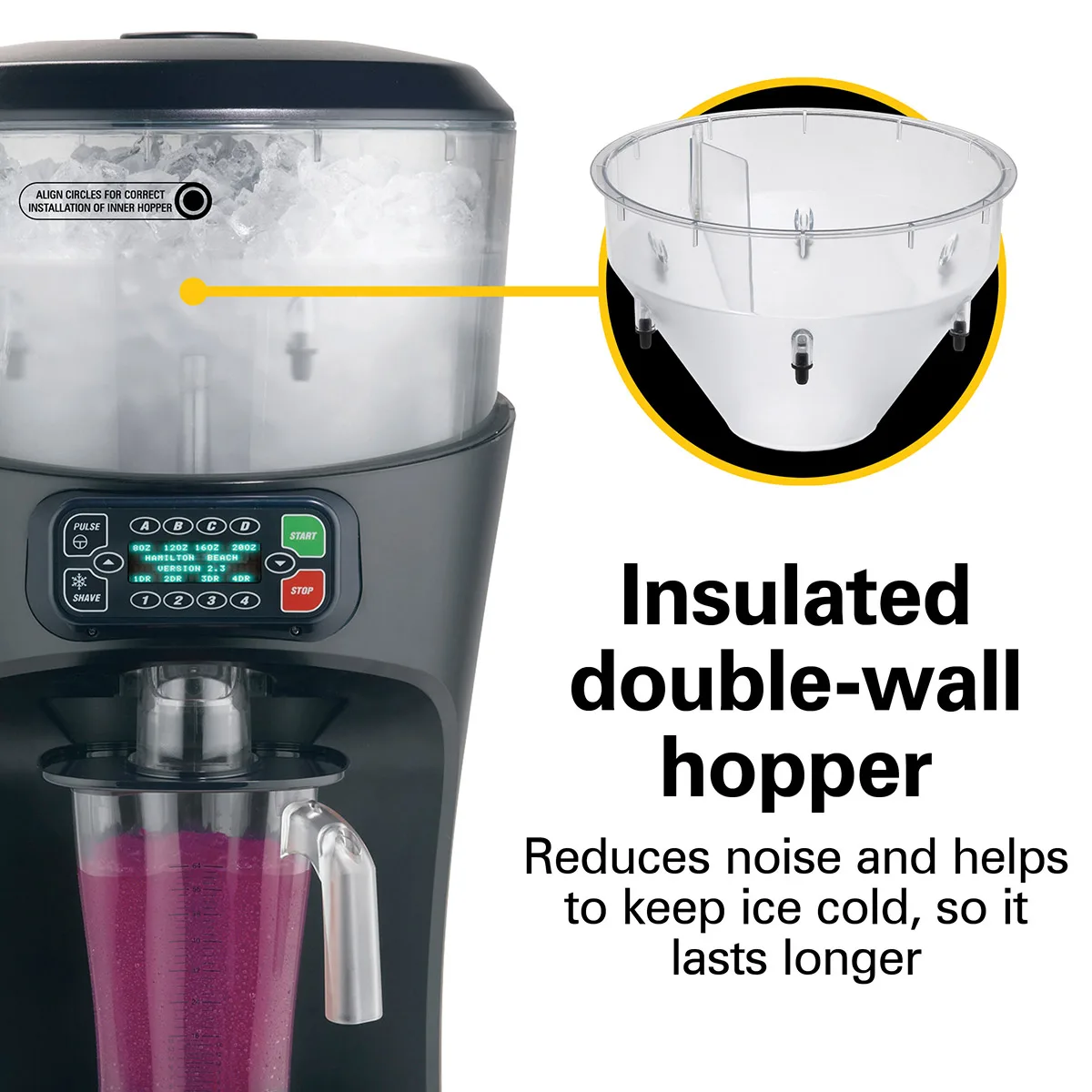 Hamilton Beach HBS1400R-CE (International) Revolution Ice Shaver