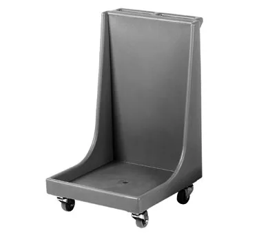 Cambro CD2020H615 Charcoal Gray Camdolly Glass Rack Dolly with Handle, 350 lb Capacity, 25.875L x 22.1875W x 36.875H