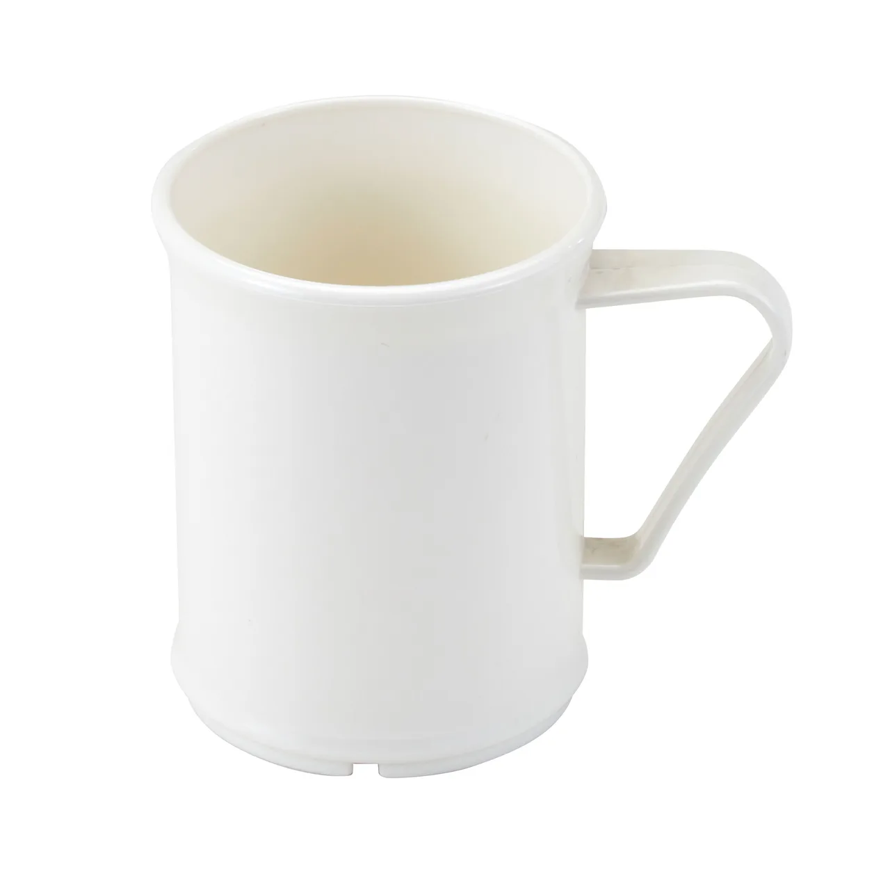 Cambro 96CW148 Camwear® Mug – 9.6 oz White Polycarbonate, 4‑3/16" Dia x 3‑3/4" H, Made in USA