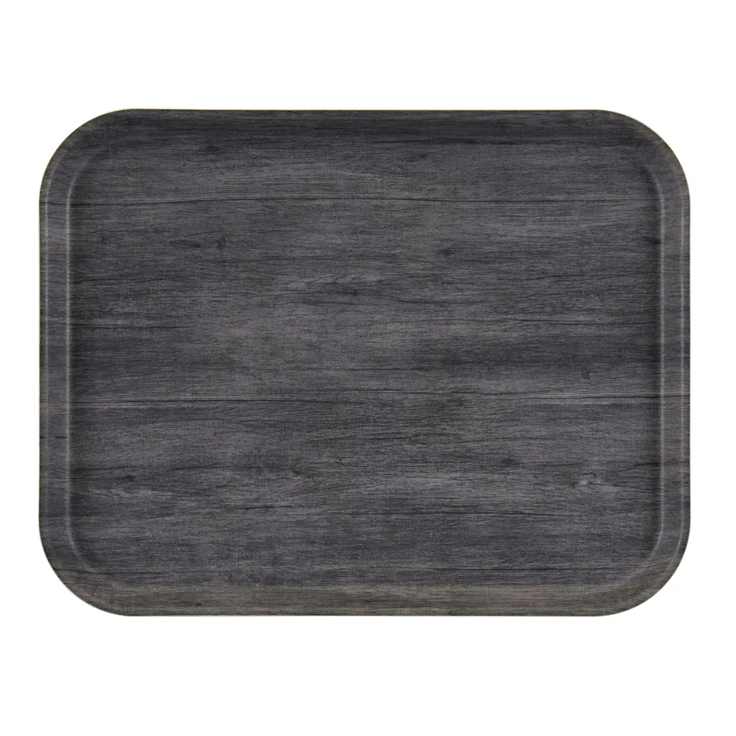 Cambro 1418DC815 Camtray, 18" x 14" Fiberglass Tray, Charcoal Gray NSF Dishwasher Safe -Made in USA
