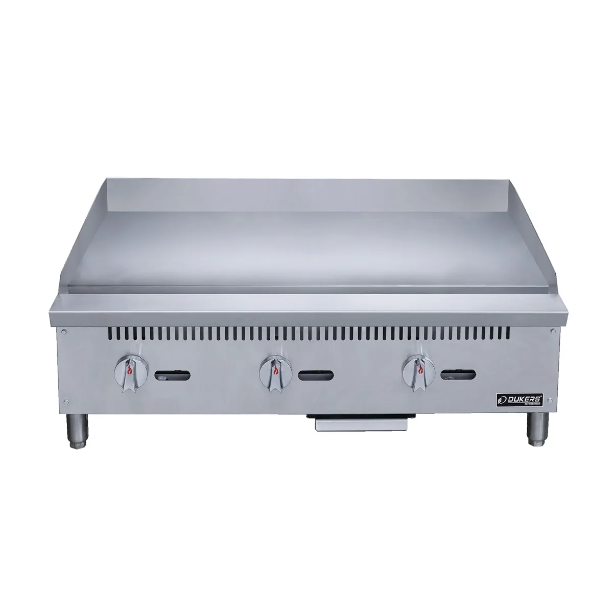 Dukers DCGM36 36" Gas Griddle w/ Manual Controls - 3/4" Steel Plate, Convertible