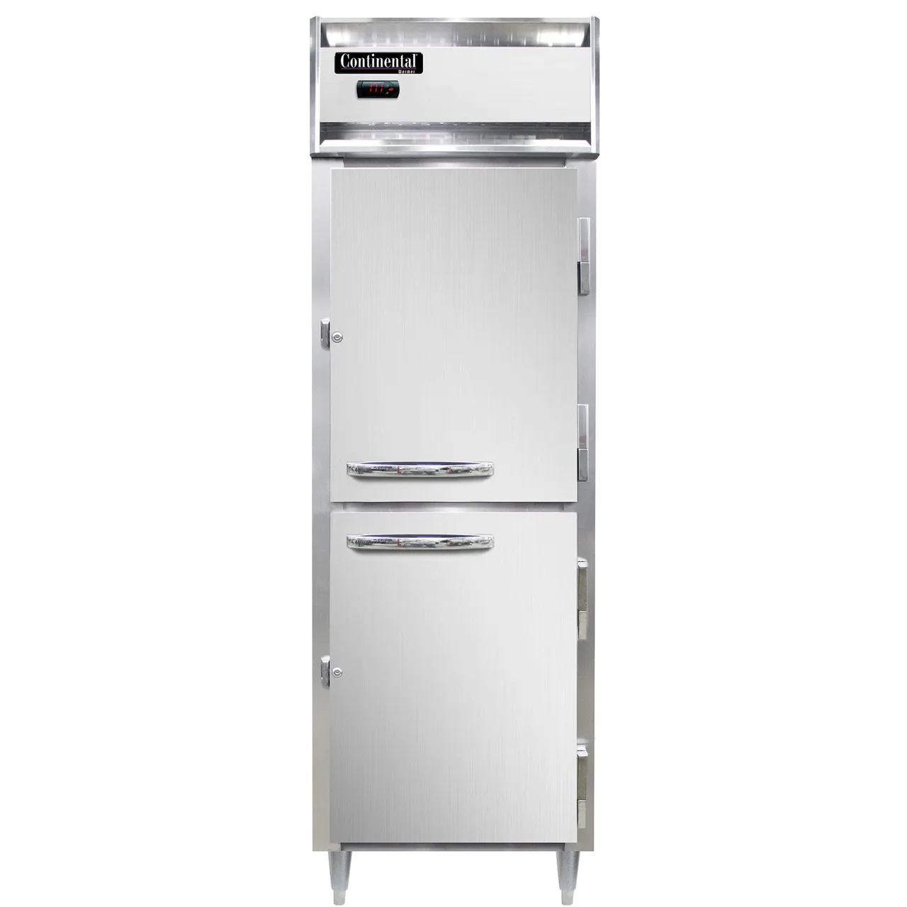 Continental Refrigerator DL1W-SA-PT-HD 1-Section "21 cu ft" 2-Door Solid Heated Holding Cabinet