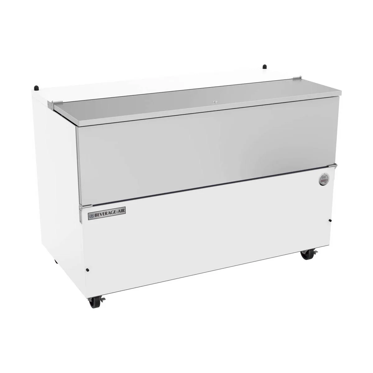 Beverage Air SM58HC-W 58" Single Sided Milk Cooler, Cold Wall, 16 Crates Capacity