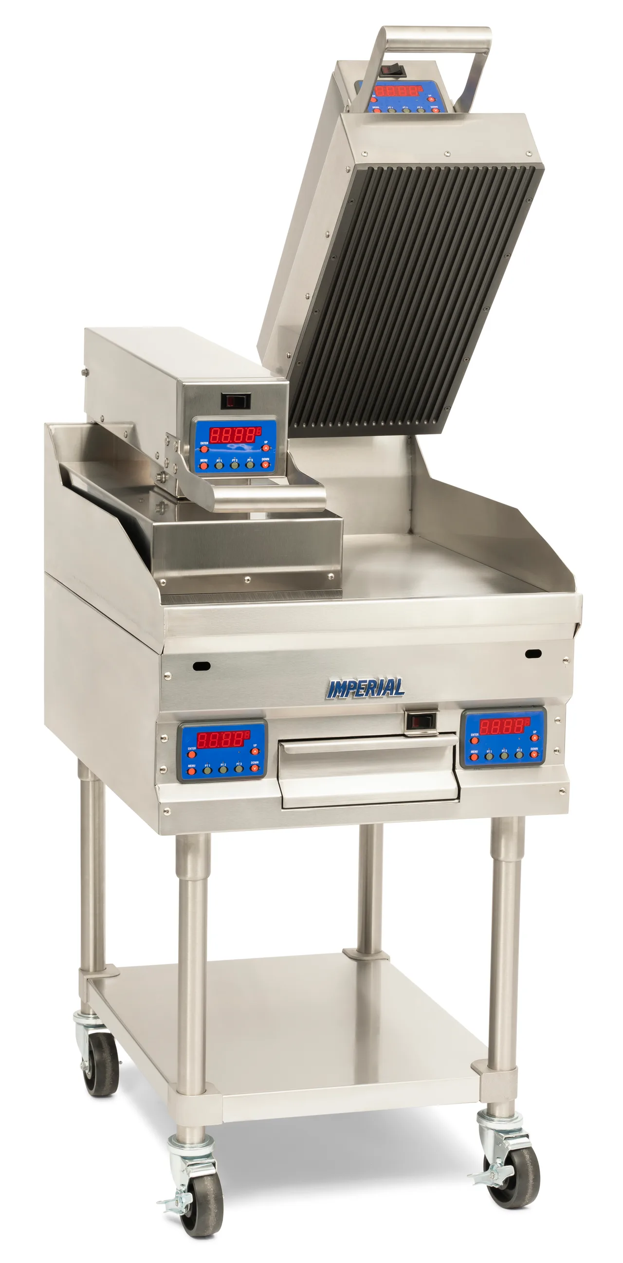 Imperial ICSE-1 Clamshell Griddle Top, Electric, 11.125" W X 23" D