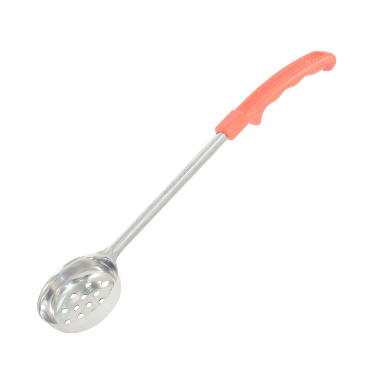 CAC China SPCP-2RD Portion Control Spoon, 2 oz, Stainless Steel, Red Handle