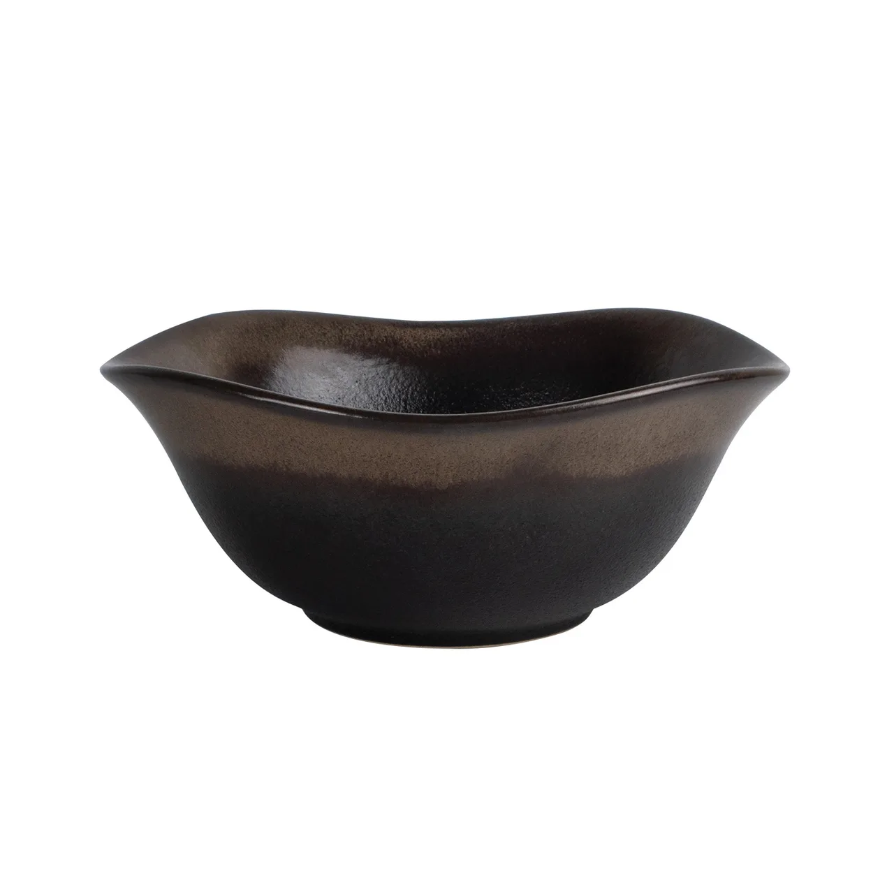 CAC China VEN-MB5 Venus Soup/Salad Bowl, 13oz, 5 1/2", Midnight Black or Desert Beige, 1 Dozen