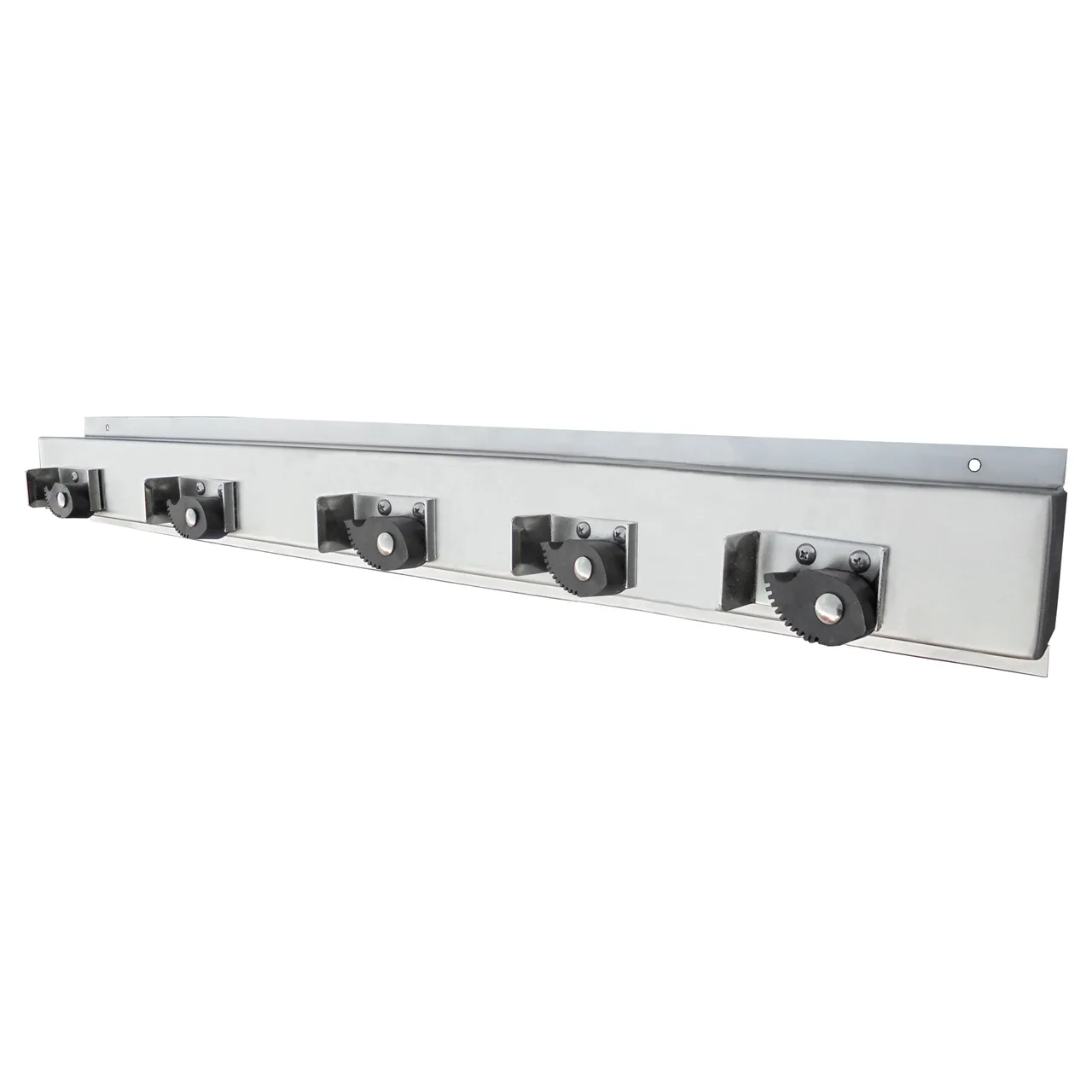 IMC Teddy MH5 Mop/Broom Holder, 5-Position, Stainless Steel
