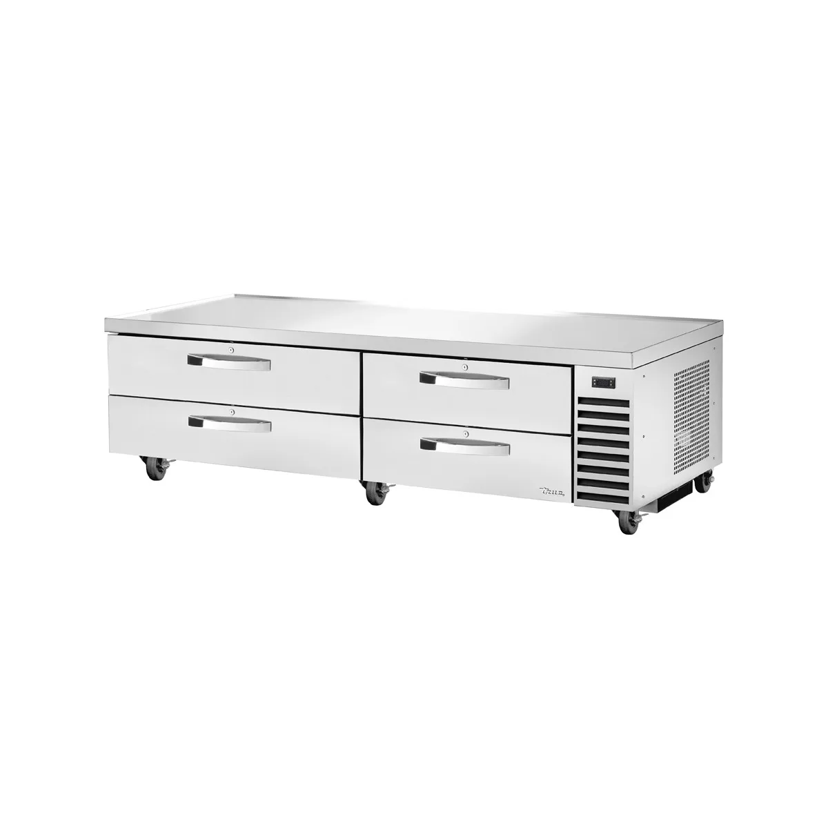 True TRCB-82-HC~SPEC3 82" 4 Drawers Refrigerated Chef Base, (10) 12" x 20" Pan Capacity