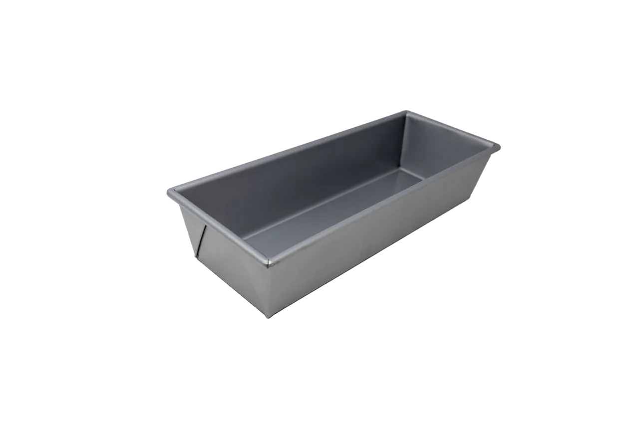 Omcan USA 81204 Bread Loaf Pan, 10" x 5" x 3" Deep, Glazed Aluminized Steel, Single Compartment