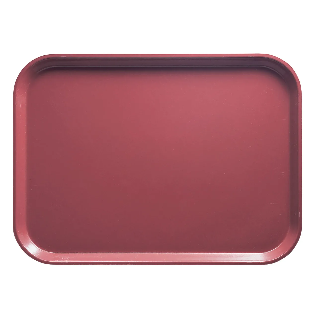 Cambro 810410 Rectangular Tray, 8" x 9-7/8" Fiberglass, Raspberry Pink, NSF & Dishwasher Safe