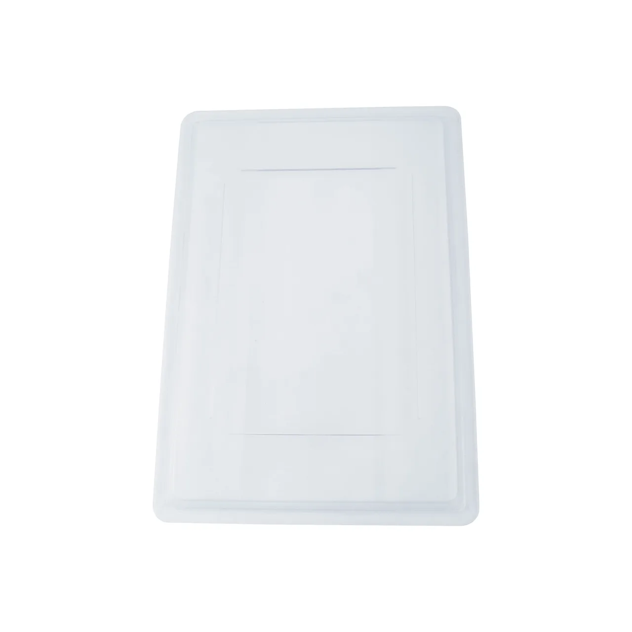 CAC China FS1F-CV-C Food Storage Box Cover, 26"L x 18"W, Polycarbonate, Clear, Full-Size