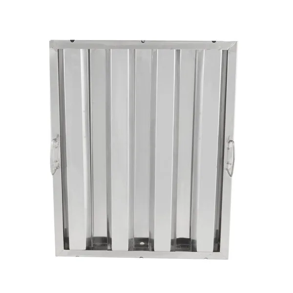 Omcan USA 34837 Stainless Steel Range Hood Filter, 20in H x 16in W x 2in Thick, Heavy-Duty Construction