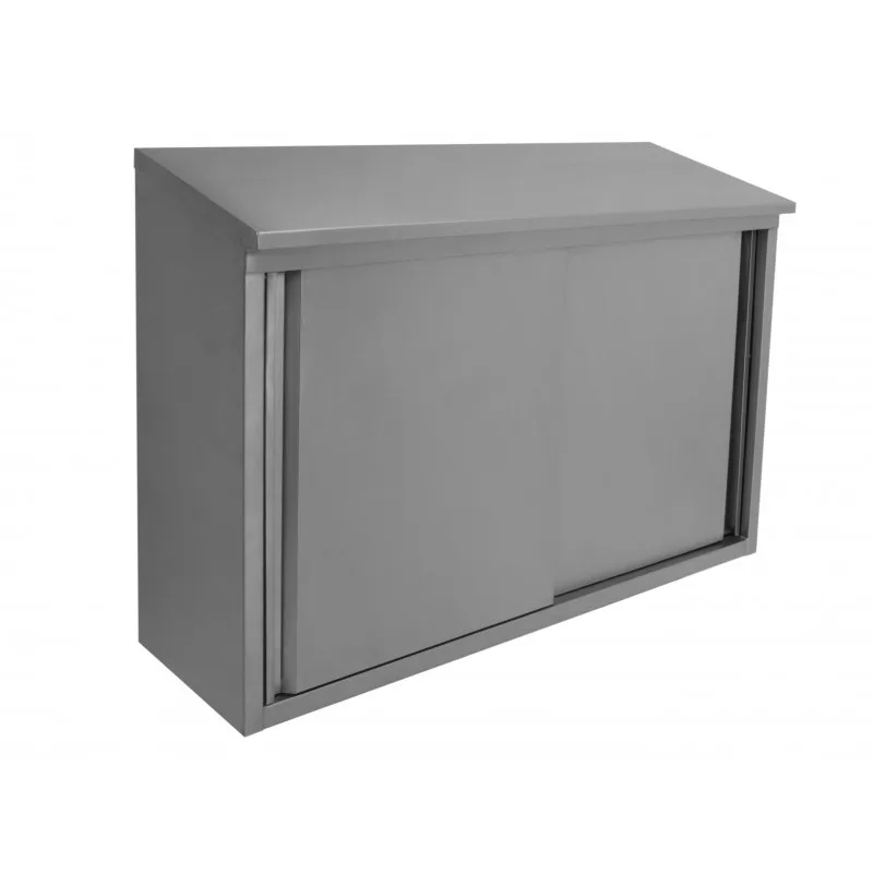 GSW USA CWD-1536S 36" Stainless Steel Wall Mount Cabinet, 36"W x 15"D x 35"H, Sliding Doors, Adjustable Shelf
