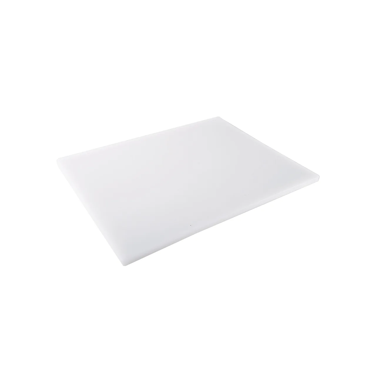 CAC China CBPH-0610W Plastic Cutting Board, 10" x 6", 1/2" Thick, White PE, NSF Certified