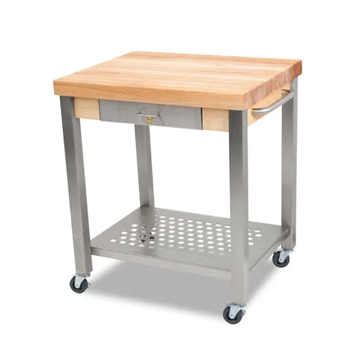 John Boos CUCT34-D Cucina Technica Cart, 30"W X 24"D X 35"H Overall Size