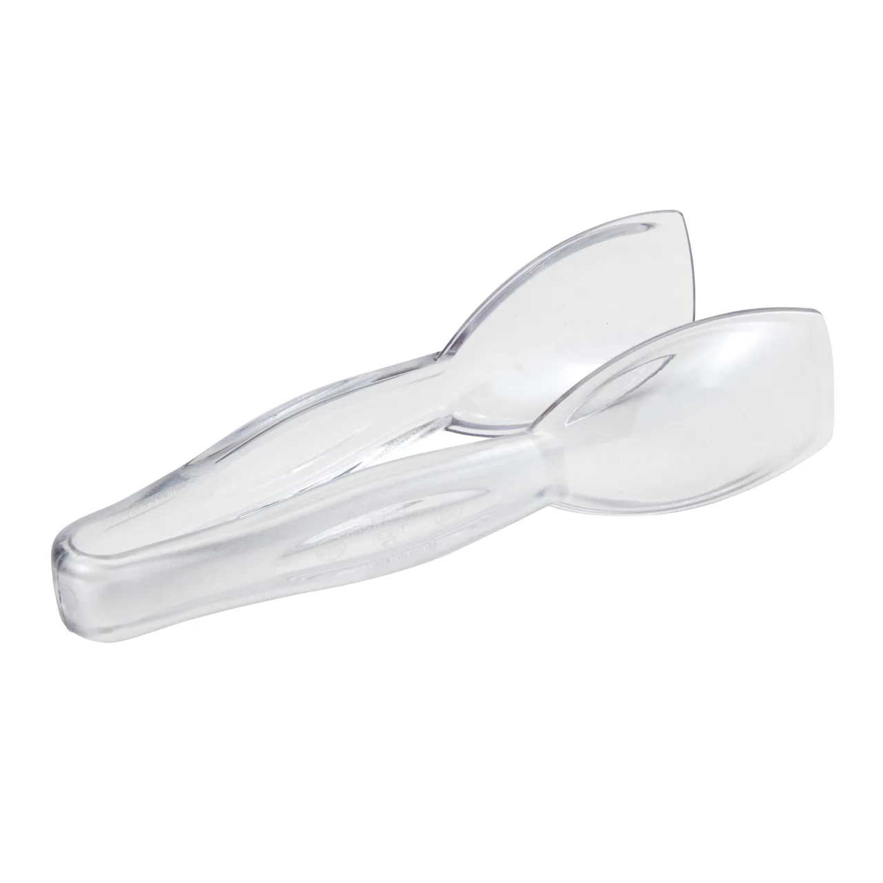 Cambro TGG6135 Lugano Serving Tongs, 6-9/16" Clear PC, 3‑6" -40°F to 210°F, Dishwasher Safe, NSF