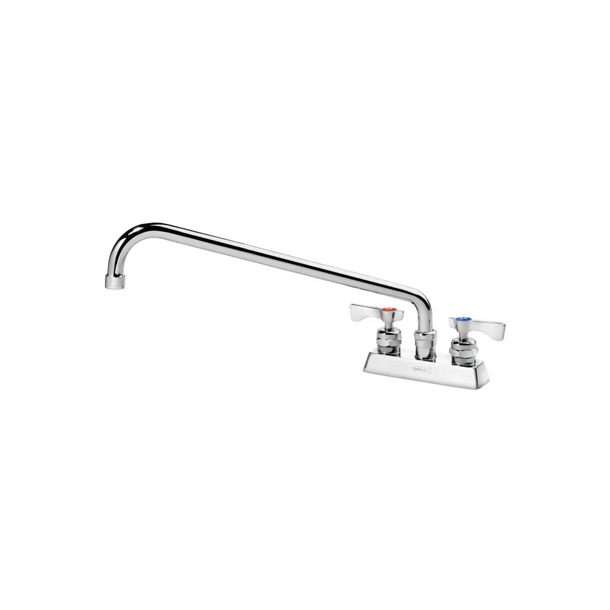Krowne 15-316L Royal Series Low Lead Deck Mount Faucet w/ 4" Centers, 16" Swing Spout