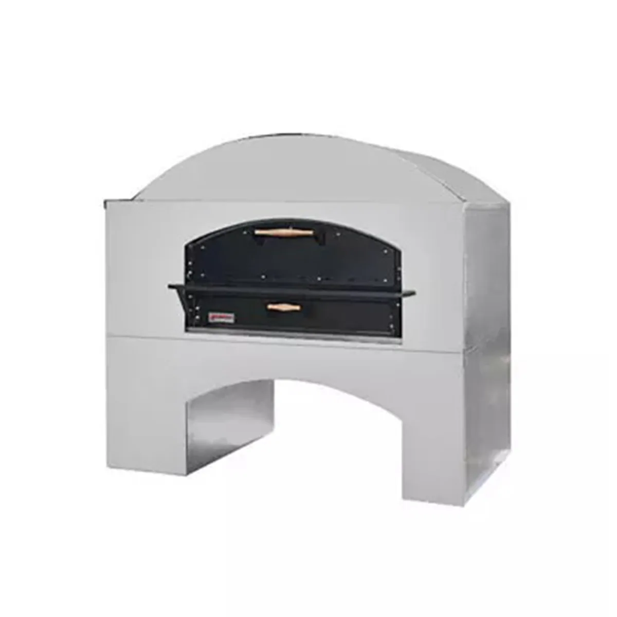 Marsal MB-60 Brick Lined Gas Single Deck Pizza Oven, 36" x 60" Baking Chamber