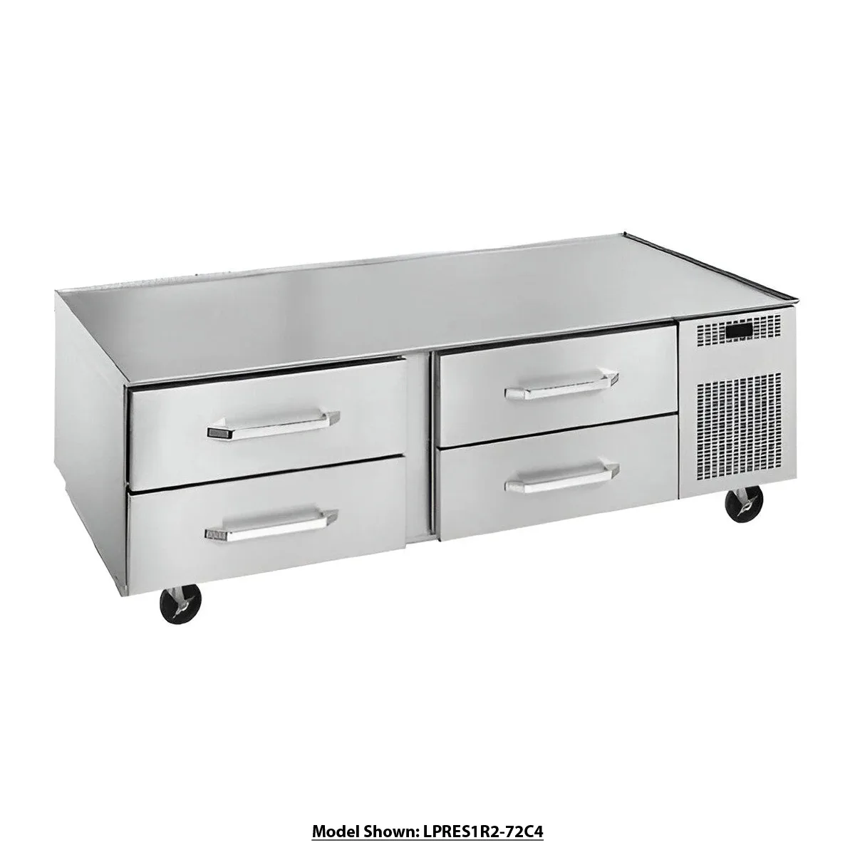 Randell RES1L3-120C4 120" 6 Drawers Refrigerated Chef Base w/ Marine Edge, Self-Contained
