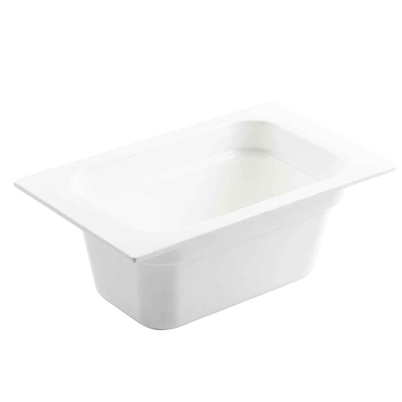 TableCraft CW354LG 1/4 Food Pan – 1‑1/4 qt., 10‑1/2”×6‑3/8”, 4” Deep, Lime Green, Duracoat Al, NSF
