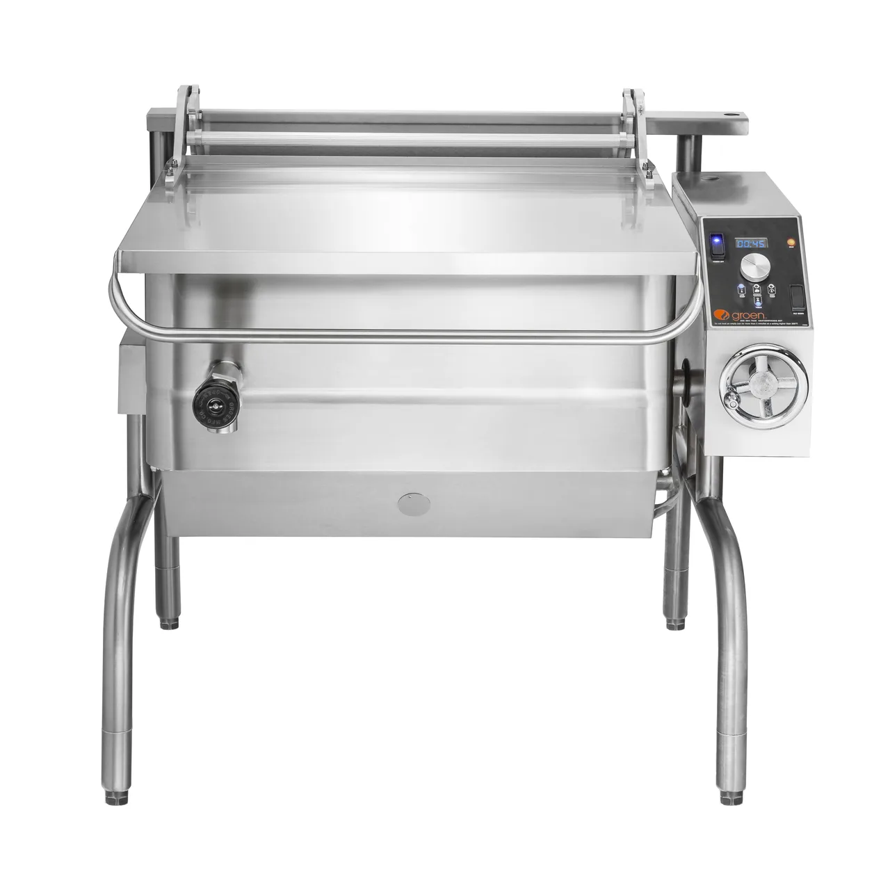 Groen BPM-40EA 40 Gallon Electric Tilt Skillets Braising Pan, Manual Tilt, Advanced Controls