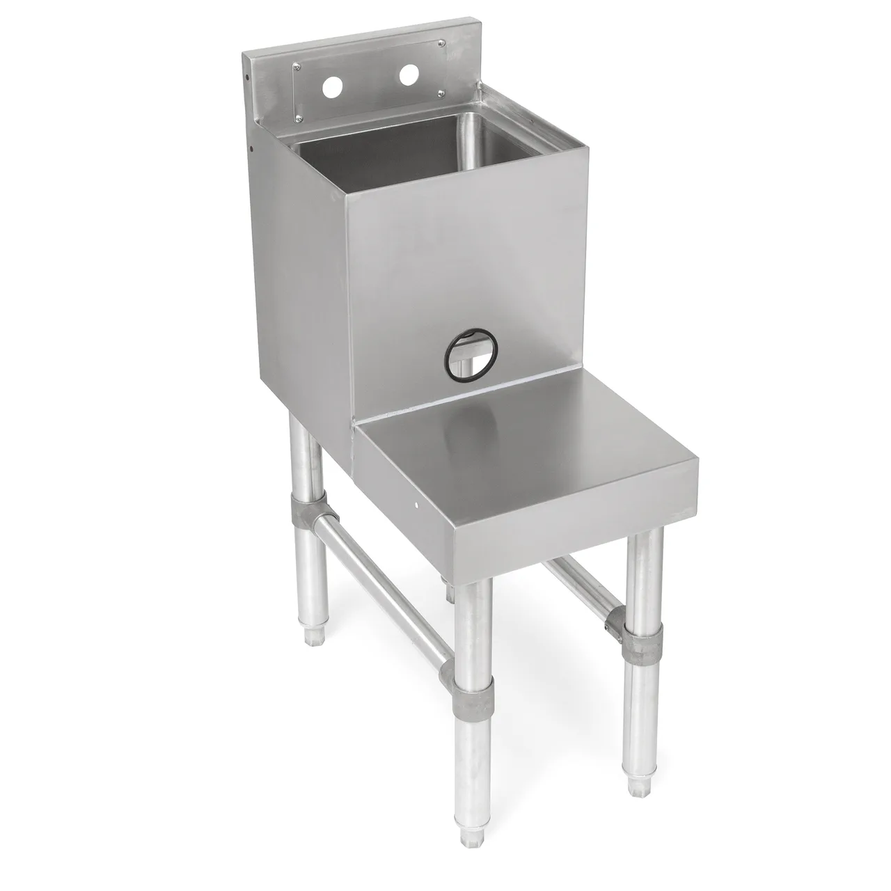 John Boos UBBS-2118-X Underbar Blender Station, Freestanding with Dump Sink