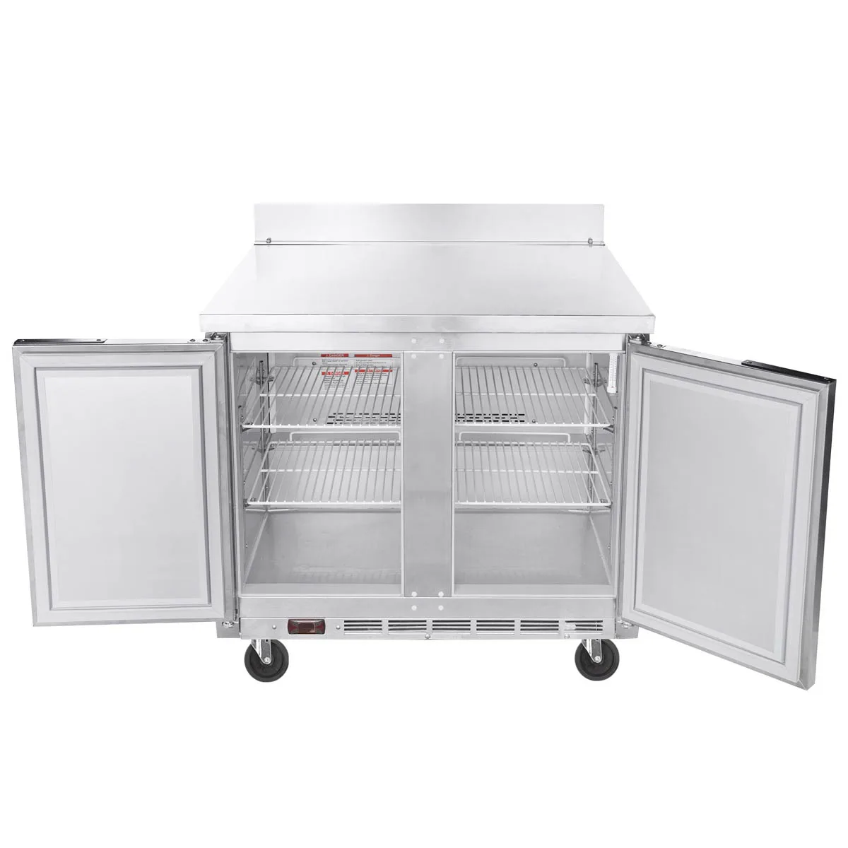 Beverage Air WTF36AHC 36" 2-Section Worktop Freezer w/ 2 Doors, 8.7 cu. ft.